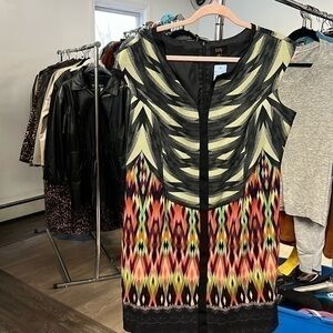 Women’s multicolored dress size 14 with back zip